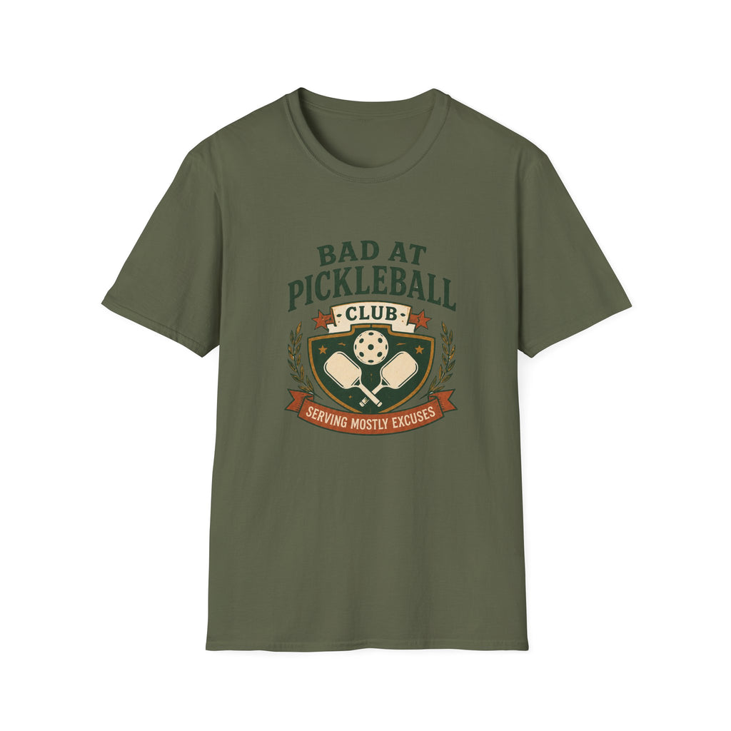 Bad at Pickleball Club T-Shirt